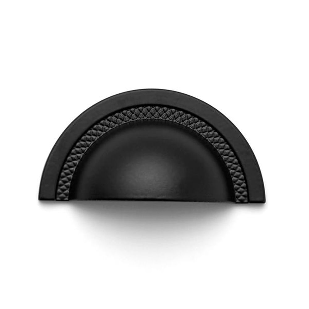 Puxador Concha Shell 48mm Preto Zen